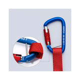 18 in Red Tool Tethering Adaptor Straps with Eye Carabiner 00 50 13 T BKA