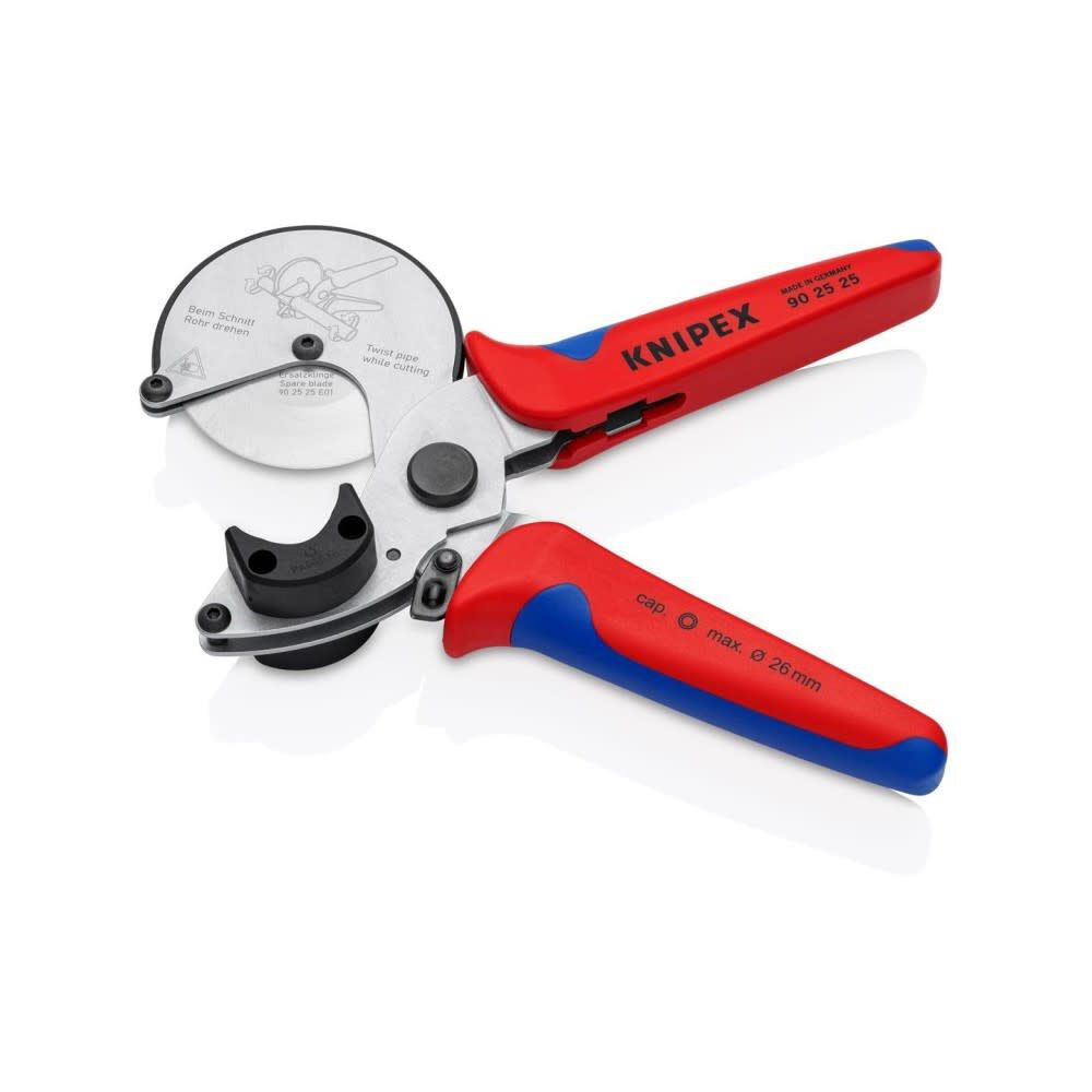 8-1/4 in Red/Blue Galvanized Composite Pipe Cutter 90 25 25