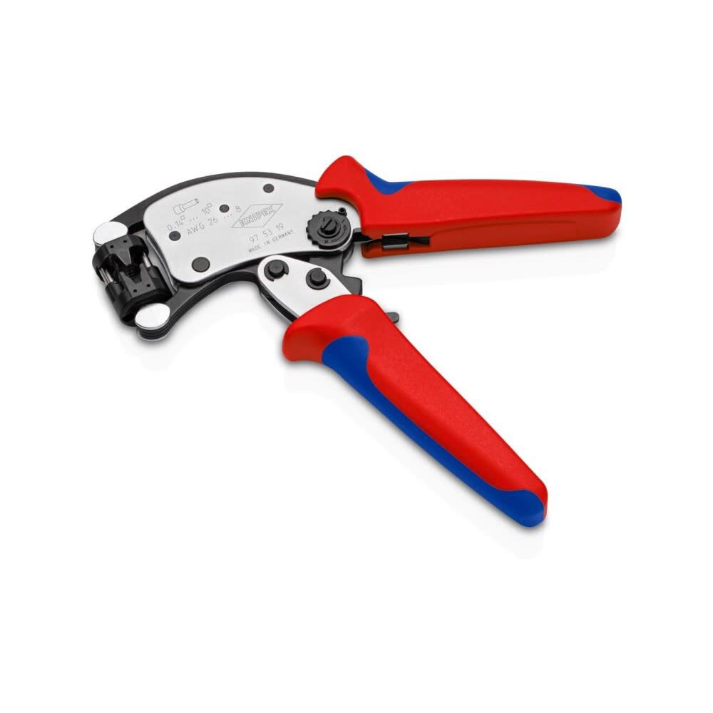 8 in Red/Blue Twistor T Self-Adjusting Crimping Pliers 97 53 19