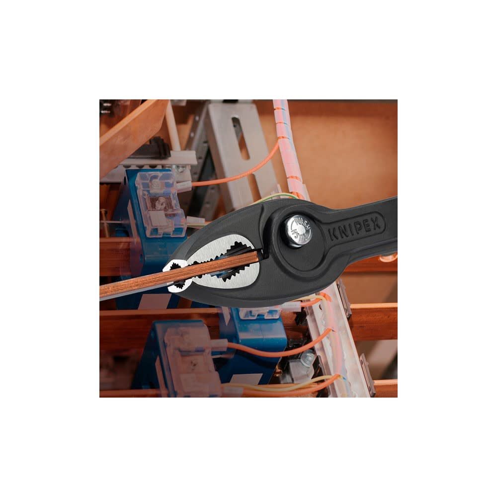 8 In. TwinGrip Slip Joint Pliers with Dipped Handle 82 01 200