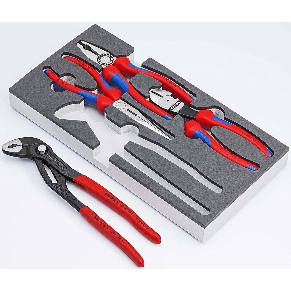 4-Pack Assorted Pliers with Hard Case 00 20 01 V15