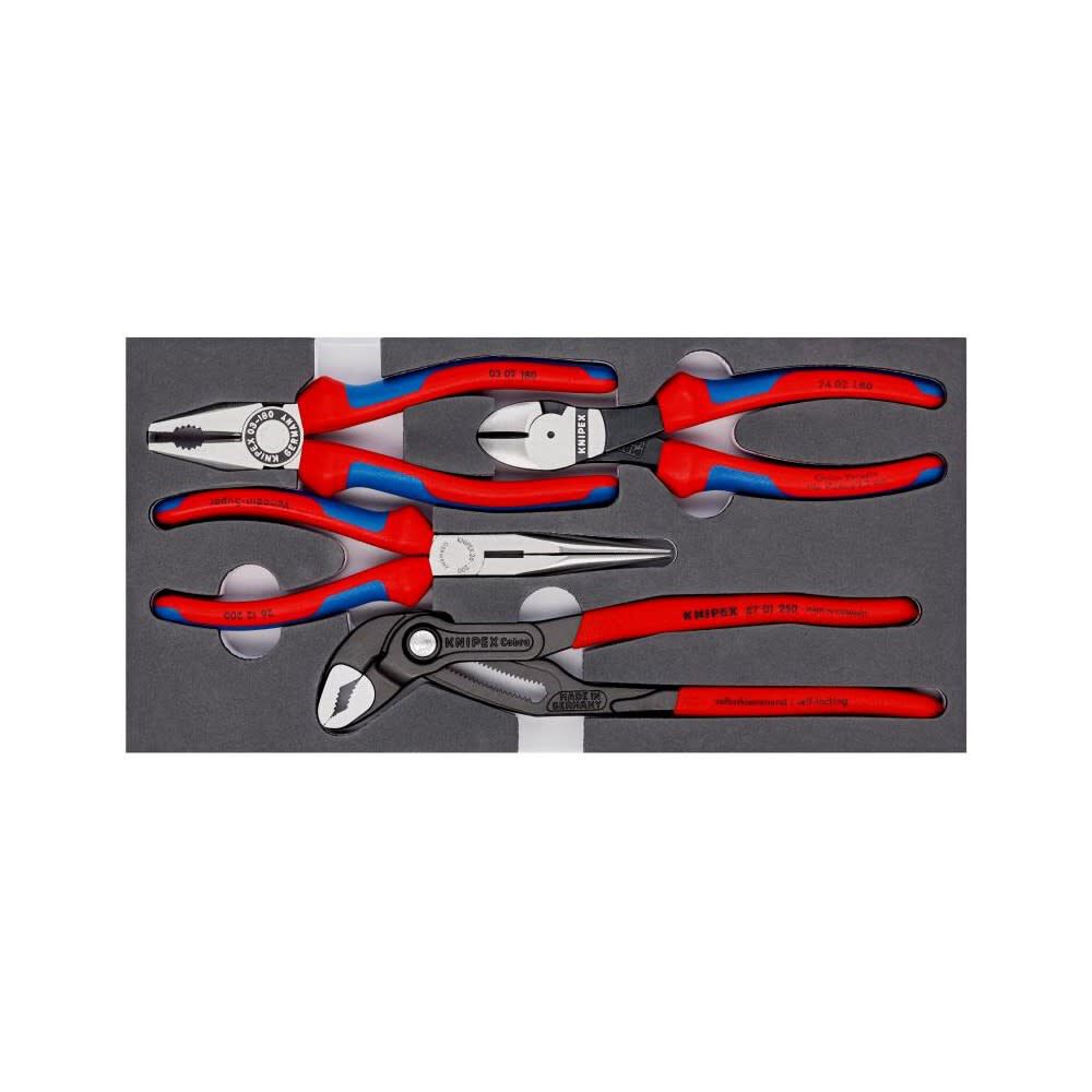 4-Pack Assorted Pliers with Hard Case 00 20 01 V15