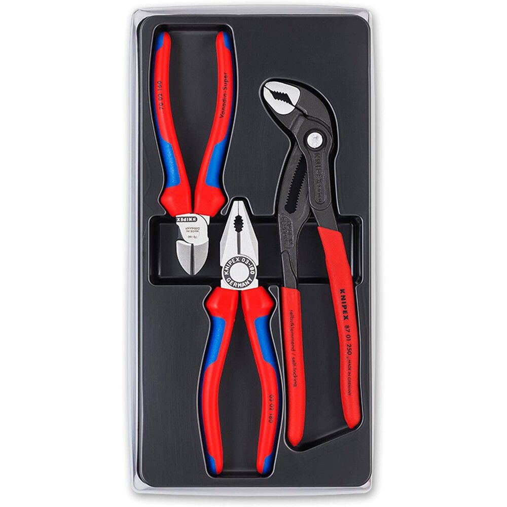 3-Pack Assorted Pliers with Hard Case 00 20 09 V01