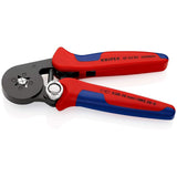 Red 7-in Self-Adjusting Crimping Pliers for End Sleeves with Comfort Grip Handle 97 53 04