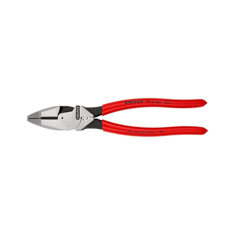 Linemans Pliers Plastic Coated Handle 240mm 09 11 240 SBA