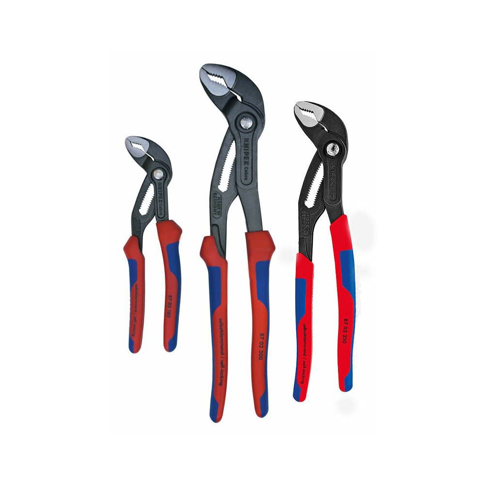 Multi Component Cobra Pliers Set 3pc 9K 00 80 05 US