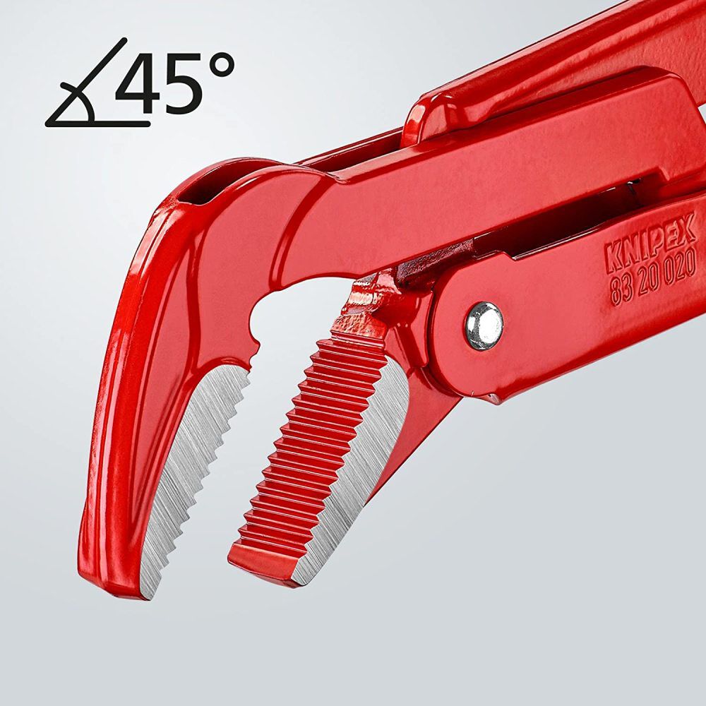 Pipe Wrench 45 Degree Angled 570 mm Swedish Pattern 83 20 020