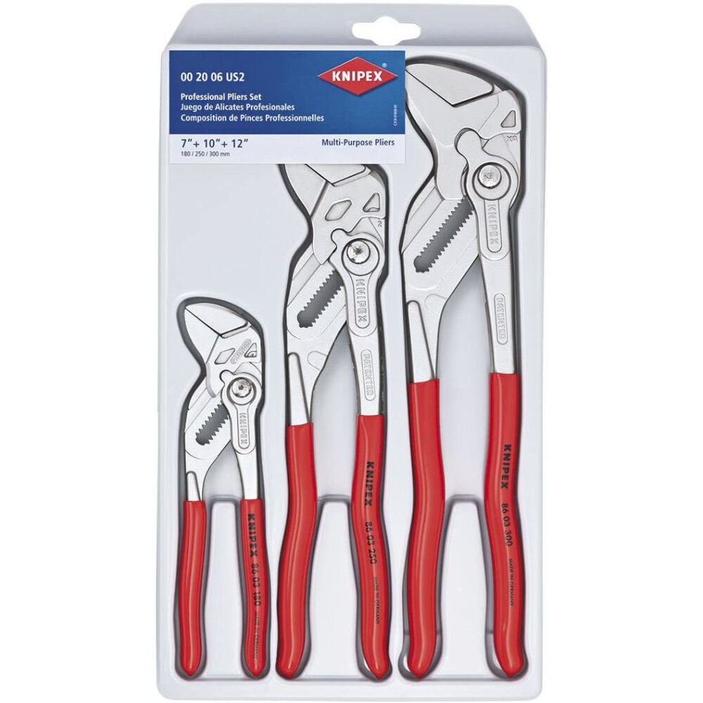 Pliers Wrench Set 3pc 00 20 06 US2