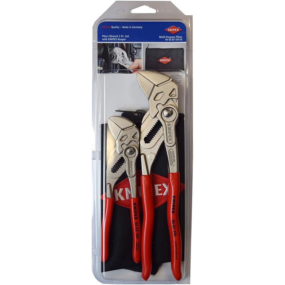 Pliers Wrench Set with Keeper Pouch 2pc 9K 00 80 109 US