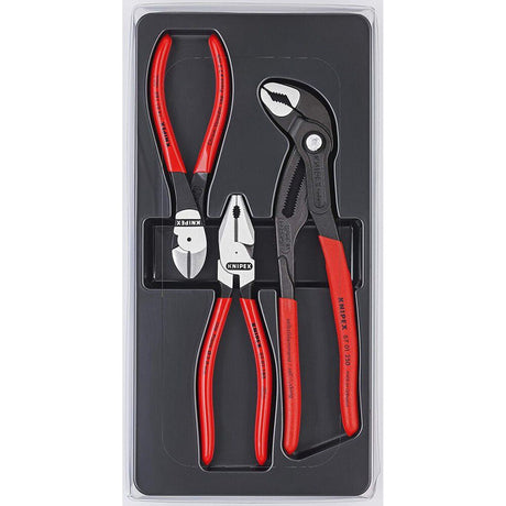 3-Pack Assorted Pliers with Hard Case 00 20 10