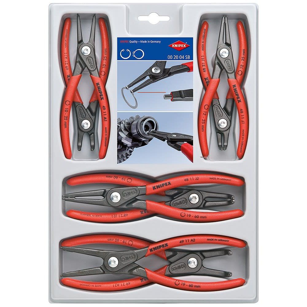 Precision Circlip Pliers Set 305mm 8pc 00 20 04 SB