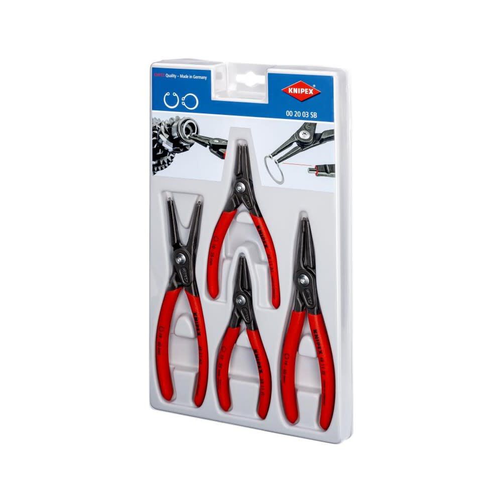 Precision Circlip Pliers Set in Plastic Packaging 4pc 00 20 03 SB