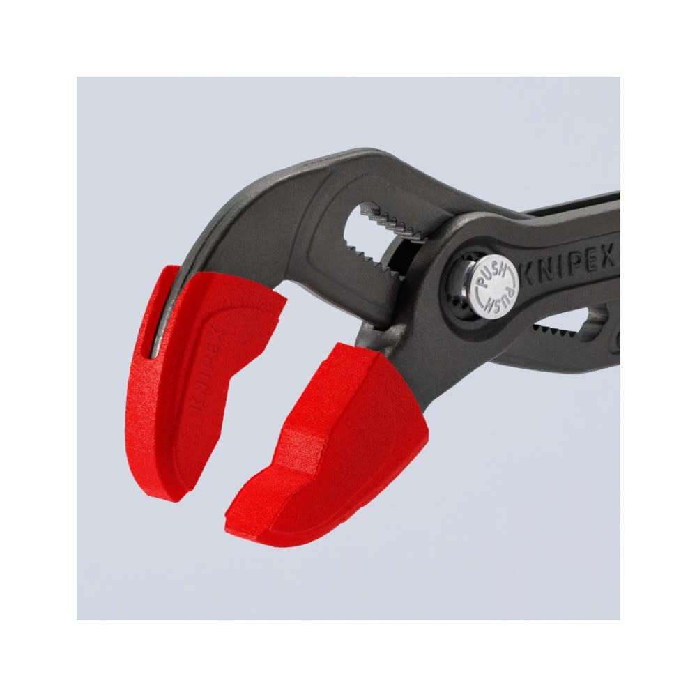 Smooth Surface Red Plastic Jaw Protectors for 10 in Cobra Pliers 87 09 250 V01