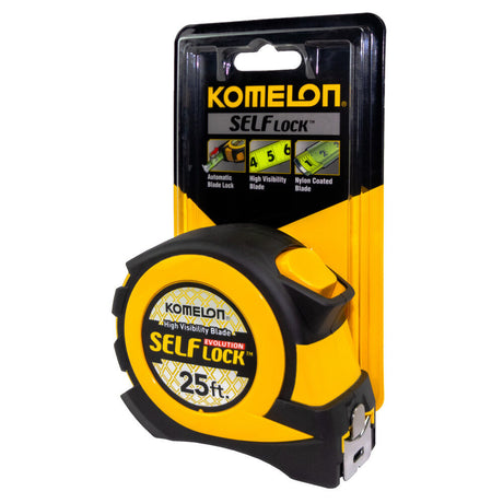 Self Lock Evolution Tape Measure, 25ft x 1 Inch EV2825