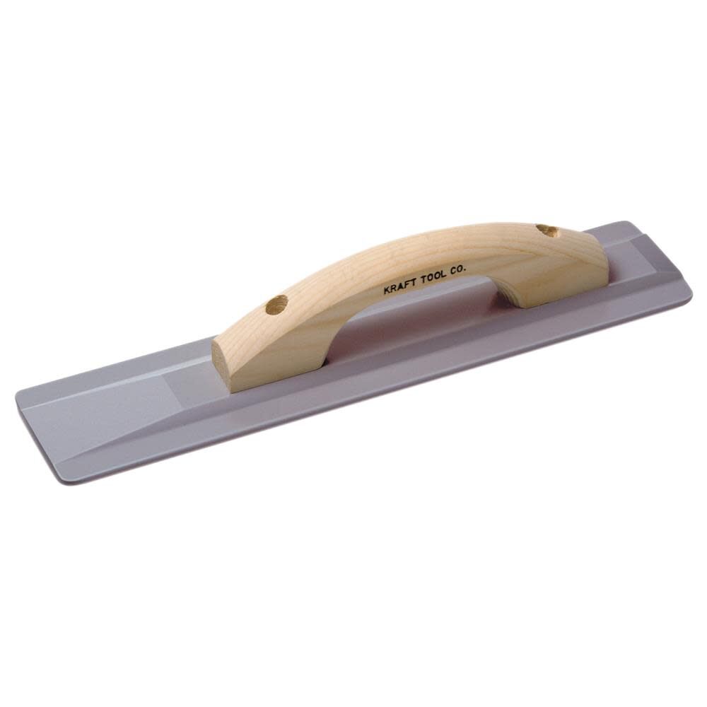 16 In. x 3-1/2 In. Wide Magnesium Hand Float with Wood Handle CF015