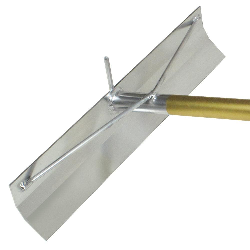 19-1/2 In. x 4 In. Gold Standard Aluminum Concrete Placer with Hook CC945