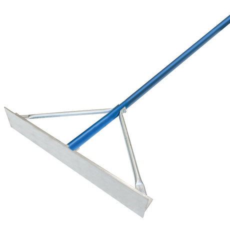 Tool Co 30 in Magnesium Smooth Blade Asphalt Rake with 7 ft Handle GG625N