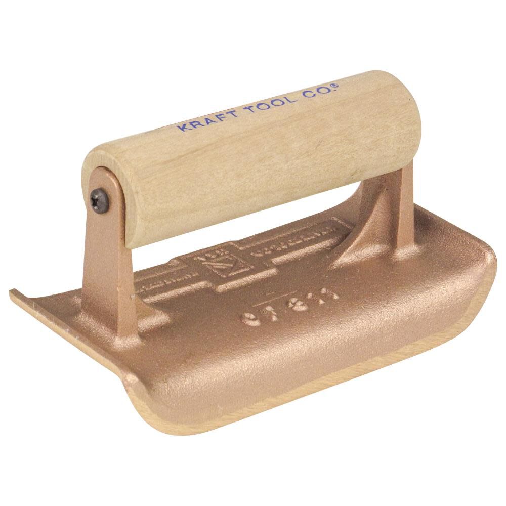 6 In. x 2-3/4 In. 1/4 In. R 5/8 In. L Bronze Edger with Wood Handle CF311