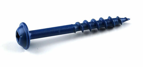 1-1/2in #8 CRS WH Blue-Kote Pocket Screw - 100ct SML-C150B-100