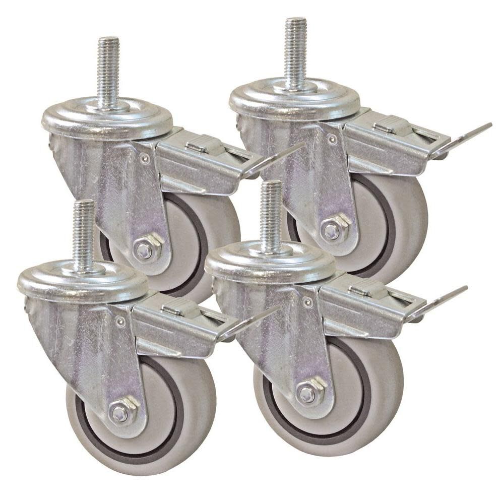 3in Dual Locking Caster Set (4) PRS3090