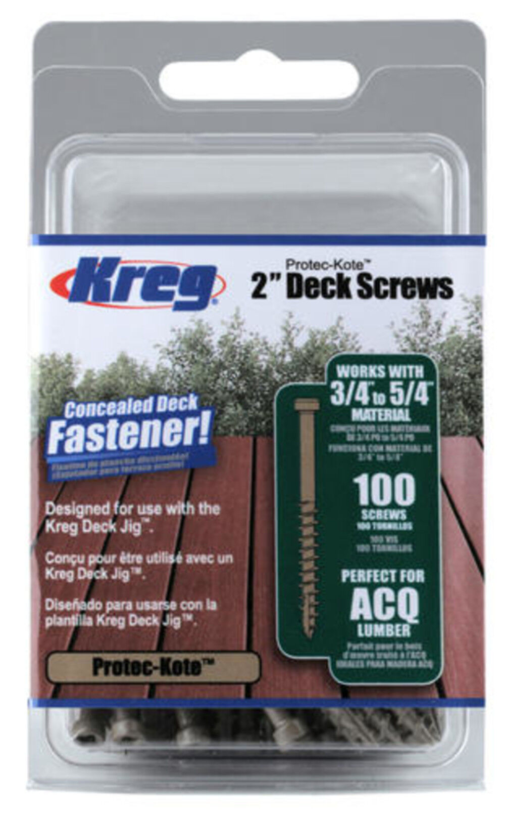 #8x2 CRS PH Protec-Kote Deck Screw - 100ct. SDK-C2W-100