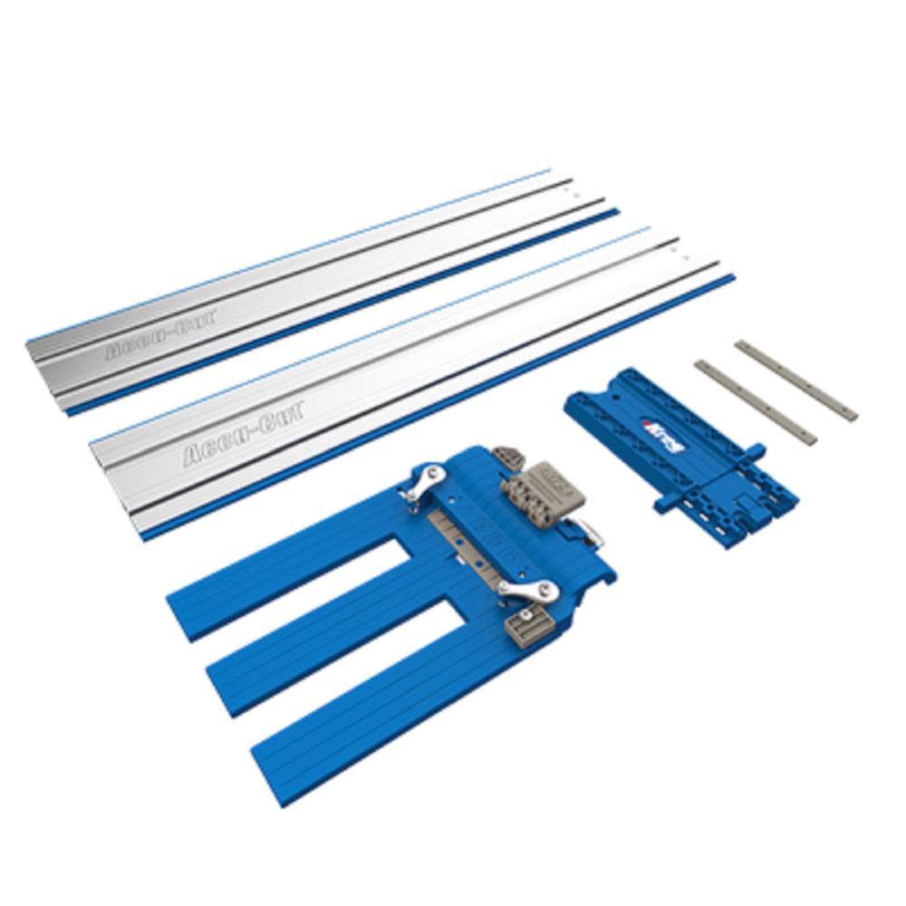 Accu-Cut Cutting Jig - Rips, Crosscuts, and Angled Cuts up to 48-Inch with Universal Saw Plate KMA2700