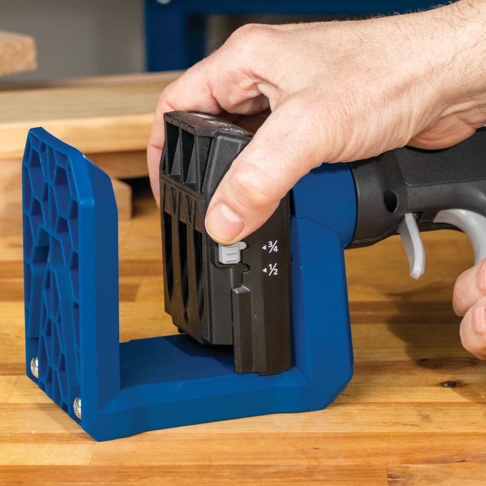 Pocket-Hole Jig 520PRO - Versatile Jig for Creating Strong Pocket-Hole Joints in Various Material Thicknesses KPHJ520PRO