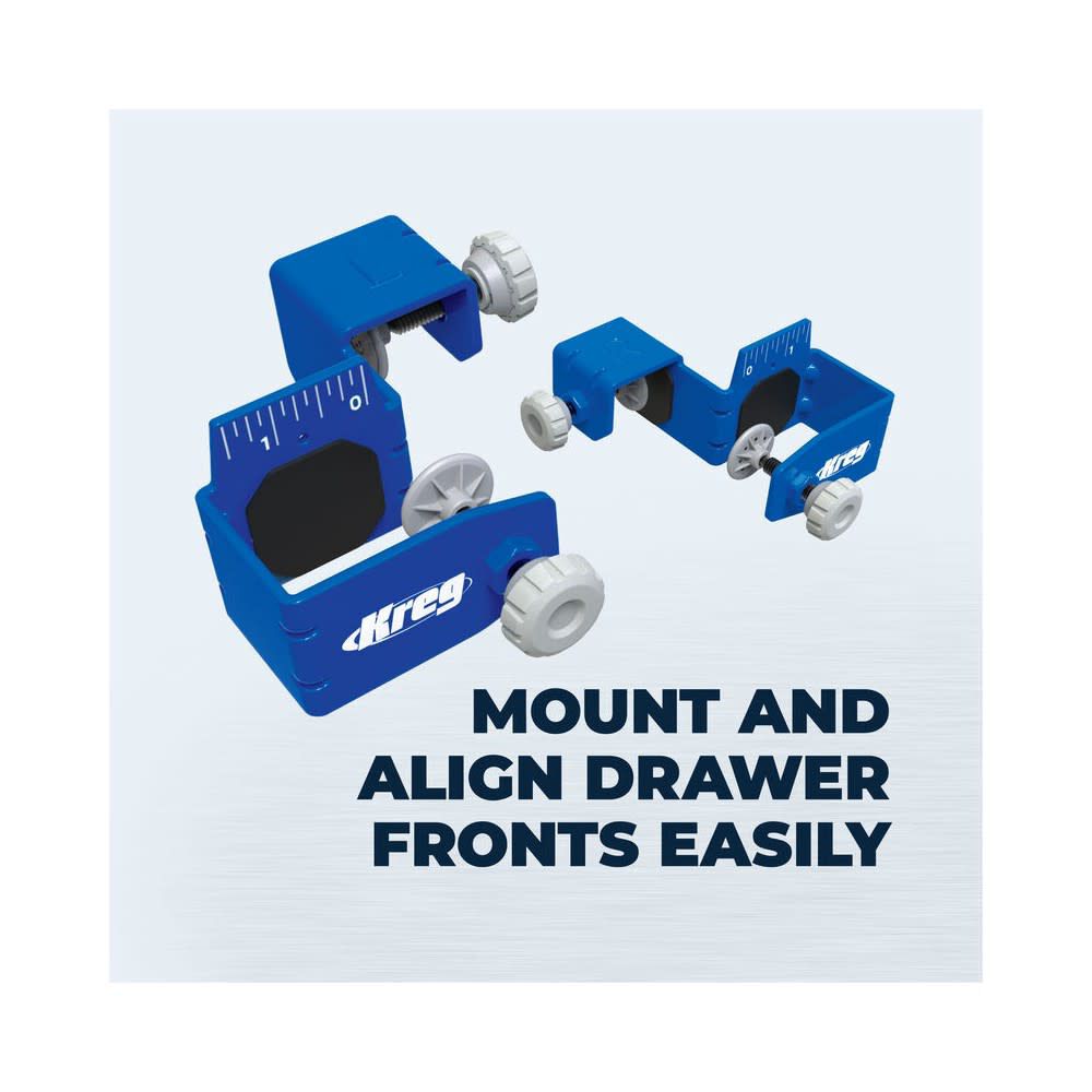 Heavy-Duty Steel Drawer Front Mounting Jig KCS-DFMT