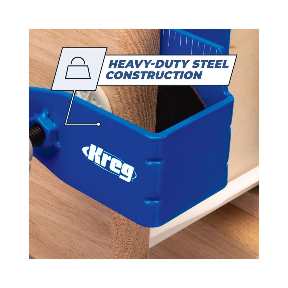 Heavy-Duty Steel Drawer Front Mounting Jig KCS-DFMT