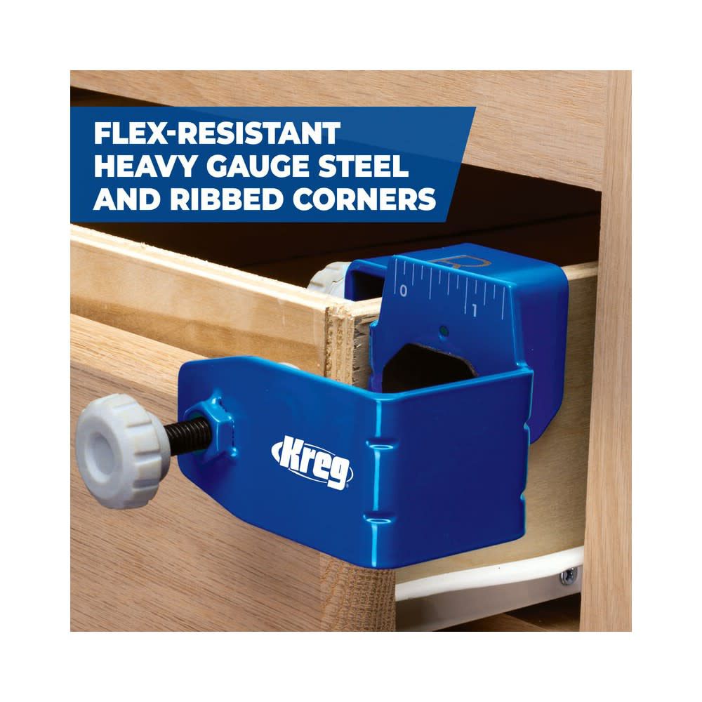 Heavy-Duty Steel Drawer Front Mounting Jig KCS-DFMT