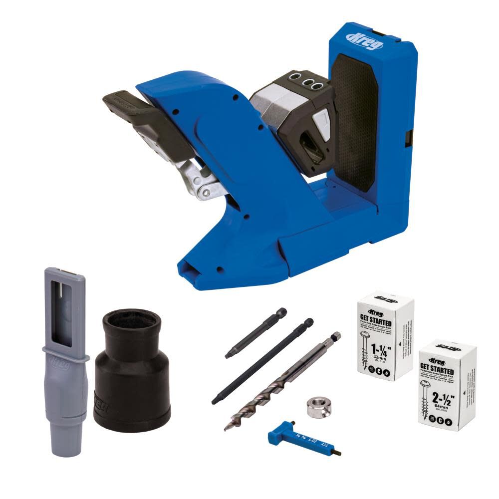 Pocket Hole Jig 720 - Multi-Featured Jig for 1/2-in to 1-1/2-in Thick Materials, Dual-Action Clamping, GripMaxx Anti-Slip KPHJ720