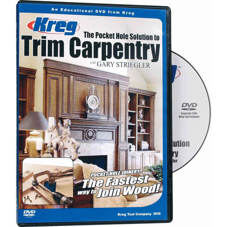 Pocket Hole Solution to Trim Carpentry DVD V07-DVD