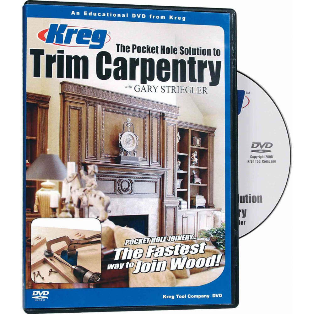 Pocket Hole Solution to Trim Carpentry DVD V07-DVD