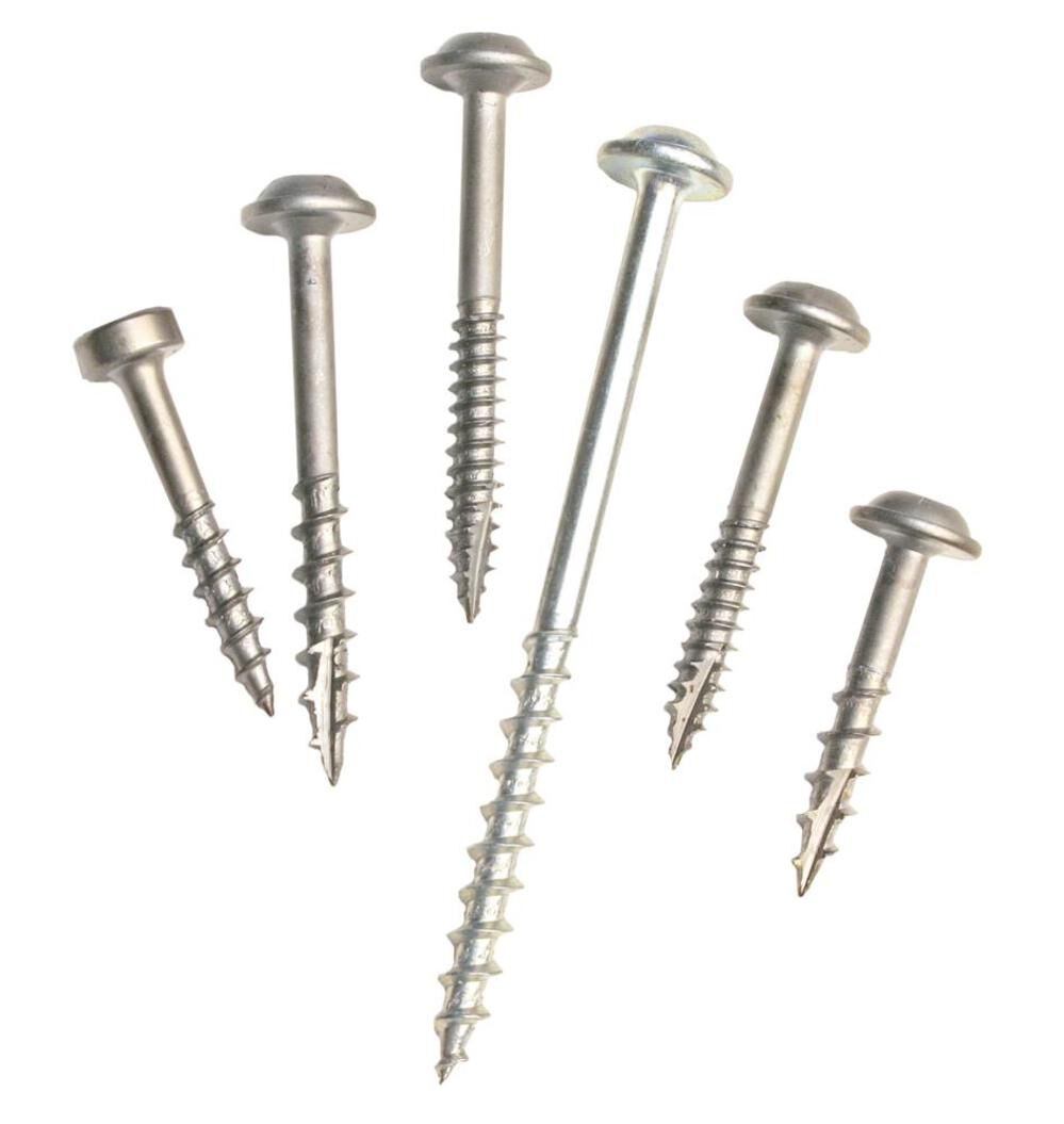 Pocket Screws - 1-1/4 In. #7 Fine Washer-Head 500ct SML-F125-500