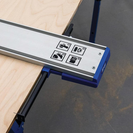 4 Ft. Straight Edge Guide - Cutting Jig for Precise Crosscuts and Rip Cuts in Sheet Goods KMA4500