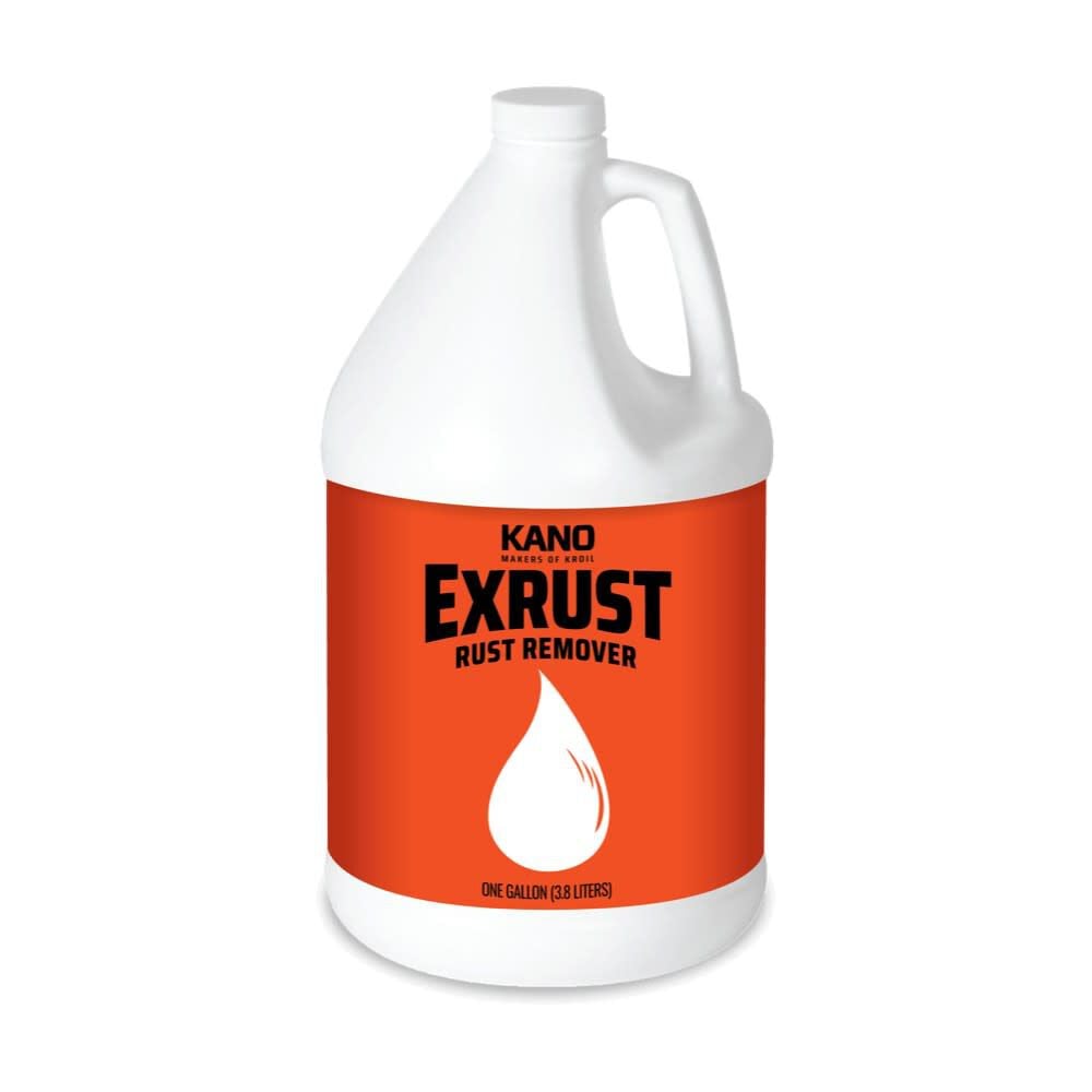 1 Gallon Bottle Liquid Exrust Industrial-Grade Rust Remover EX011