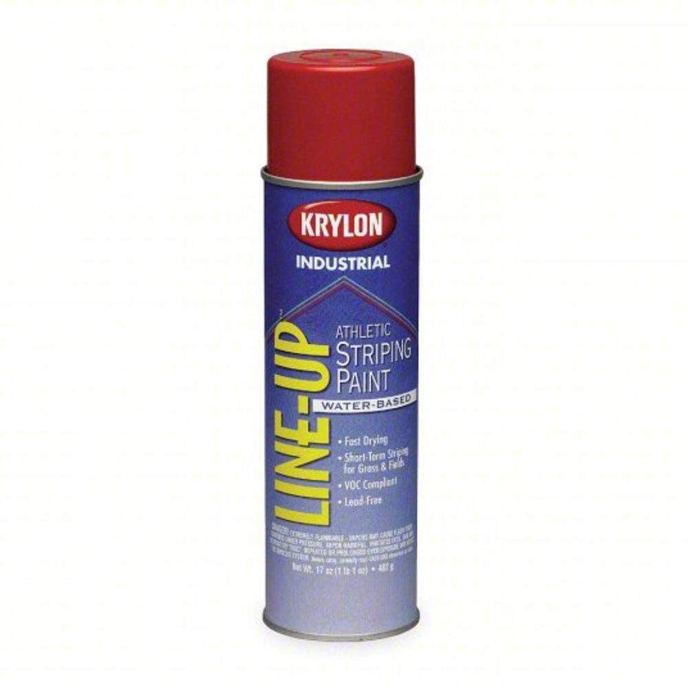 Line-Up 20oz Firelane Red Solvent Base Pavement Striping Paint K08303
