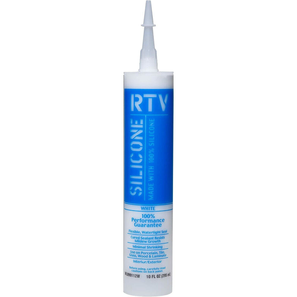 White Lightning 10oz Clear All Purpose Contractor RTV Sealant WL099112W