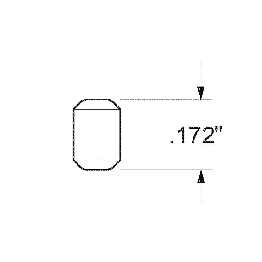 0.172in Dia Metal Lock #1 Bottom Pin 100pk 83100-001