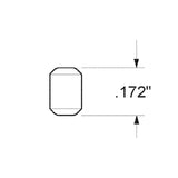 0.172in Dia Metal Lock #1 Bottom Pin 100pk 83100-001