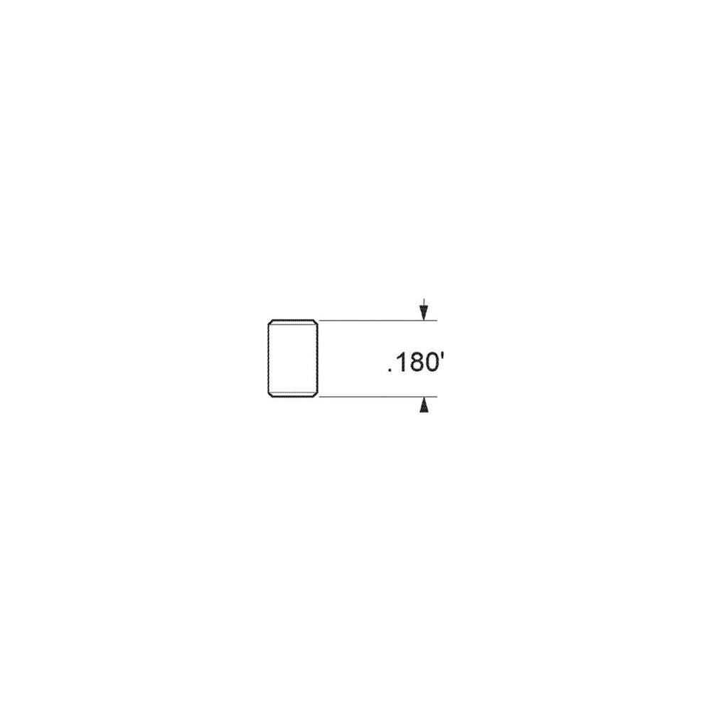 0.18in Dia Metal Lock Regular Top Pin 100pk 81858-001