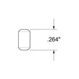 0.264in Dia Metal Lock #5 Bottom Pin 100pk 83106-001