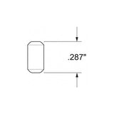 0.287in Dia Metal Lock #6 Bottom Pin 100pk 83107-001