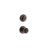 Deadbolt Set Bronze Polo Door Knob & Single Cylinder 96900-333