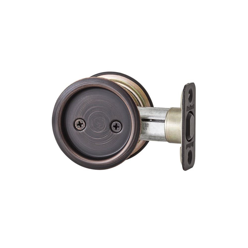 Door Lock Oil Rubbed Bronze Indoor Passage Pocket Round 93340-044