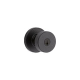 Pismo Door Knob SmartKey Matte Black Exterior Keyed Entry 97402-849