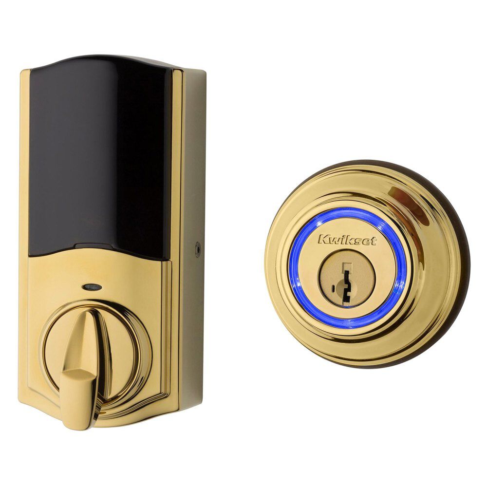 Polished Brass 2nd Gen Bluetooth Smart Lock Electronic Deadbolt 99250-201