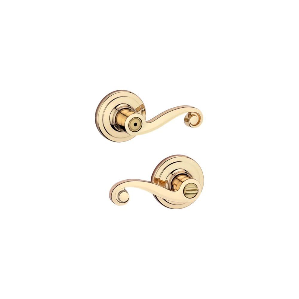 Polished Brass Bed/Bath Lido Privacy Door Lever 97300-820