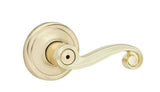 Polished Brass Bed/Bath Lido Privacy Door Lever 97300-820