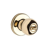 Polished Brass Bed/Bath Polo Privacy Door Knob Set 93001-873